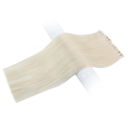 VeSunny Tape In Hair Extensions – 100% Real Natural Human Hair, Seamless, Long-lasting, & Reusable for Salon Quality Look