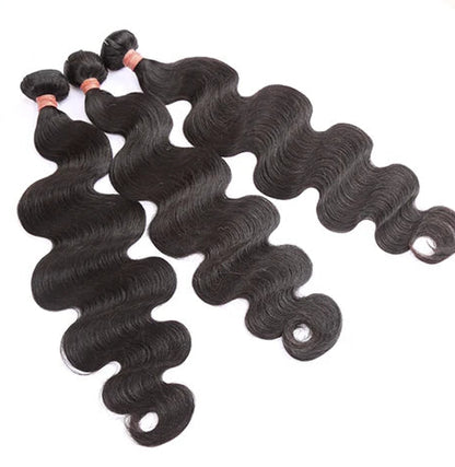 Body Wave Human Hair Bundles – 100% Virgin Human Hair Weaving, Double Weft Extensions