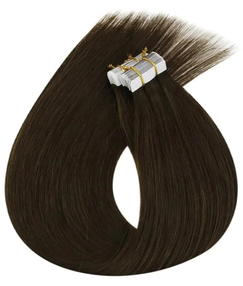 Vesunny Invisible Tape-In Human Hair Extensions | Natural Body Wave | 12-24 Inch Ombre & Highlight | 20pcs