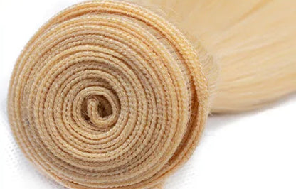 Premium Straight Human Hair Wefts – 12-32 Inch, Full Cuticle Aligned, Dyeable, Machine Double Weft