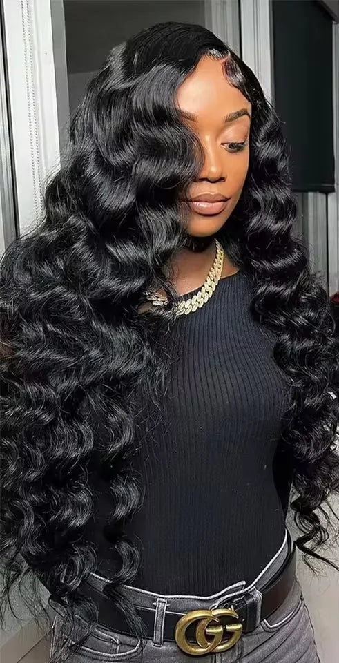 Loose Wave Virgin Human Hair Weaving – Chemical-Free, Permable, Dark Color Dye-Friendly | Machine Double Weft
