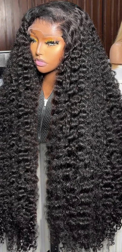 26+ Inch Human Hair Lace Wig – Transparent Lace, Dye-Friendly, Long & Luxurious