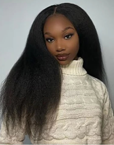 Kinky Straight Human Hair Weaving – Chemical-Free, Permable & Dark Color Dye-Friendly | Machine Double Weft