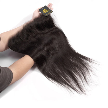 Hair 13x6 HD Lace Frontal Straight Wave Small Knots Preplucked Hairline