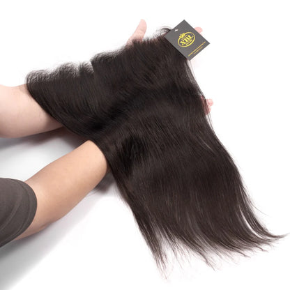 Hair 13x4 HD Lace Frontal Straight Small Knots Preplucked Hairline