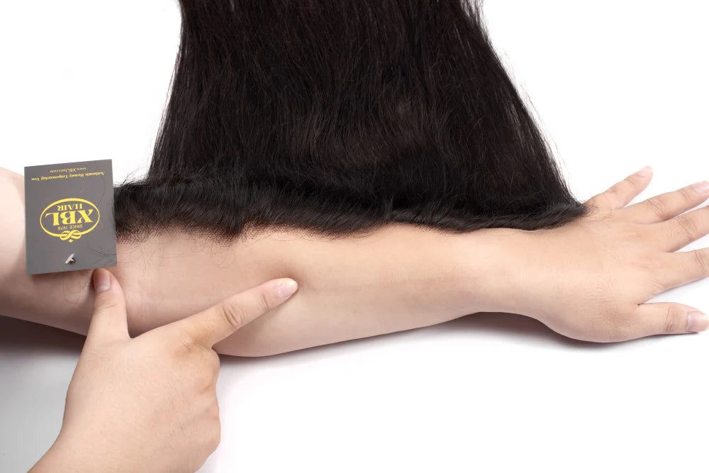 Hair 13x4 HD Lace Frontal Straight Small Knots Preplucked Hairline