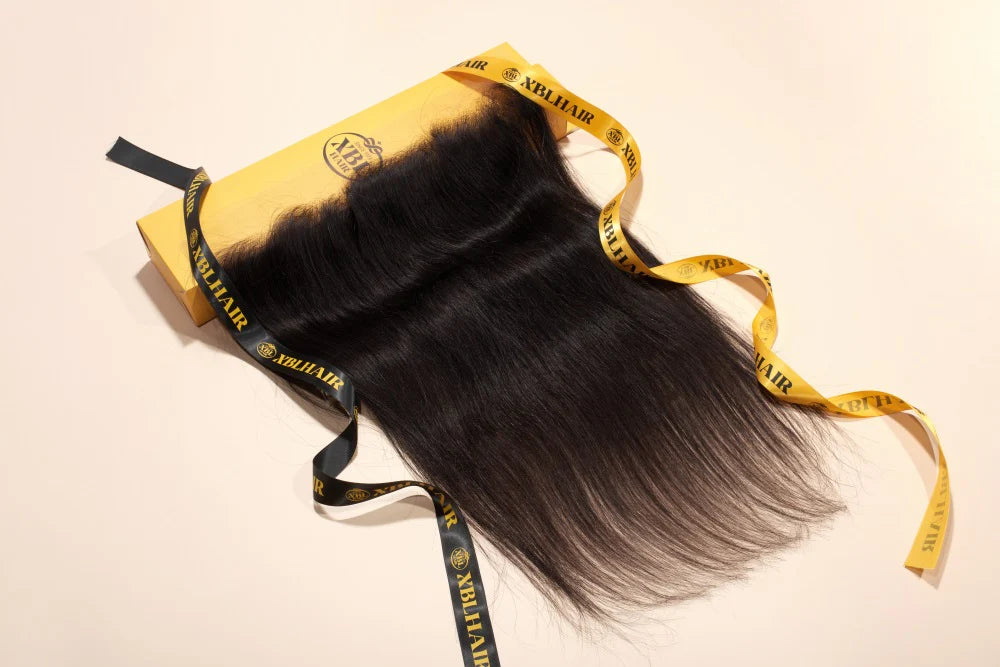 Hair 13x4 HD Lace Frontal Straight Small Knots Preplucked Hairline