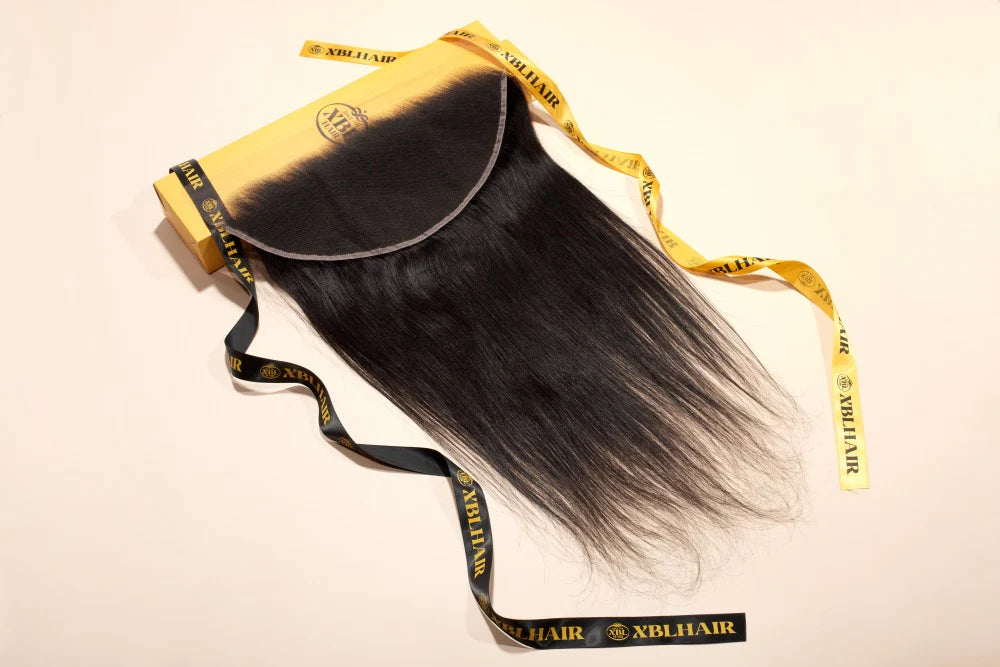 Hair 13x6 HD Lace Frontal Straight Wave Small Knots Preplucked Hairline