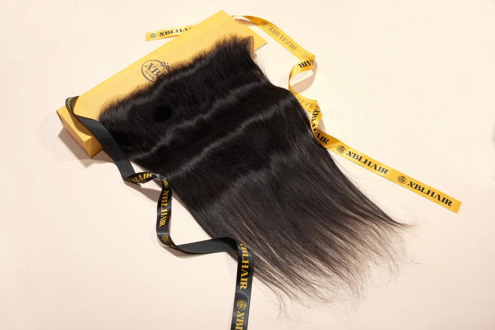 Hair 13x6 HD Lace Frontal Straight Wave Small Knots Preplucked Hairline