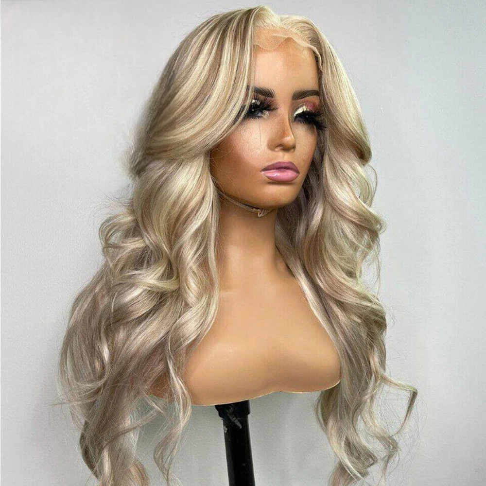 Deep Purple Body Wave Lace Front Wig – Dark Burgundy Glueless T-Part Synthetic Wig, Pre-Plucked Hairline, High-Quality, Affordable