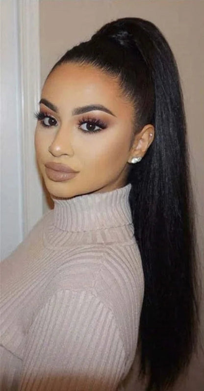 Virgin Hair Straight Clip-In Extensions – Sleek Look, Perm & Dye Friendly