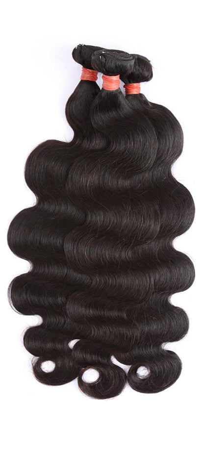 Melodie 12A Human Hair Body Wave Bundles – Premium Double Drawn Weavy 40 Inches