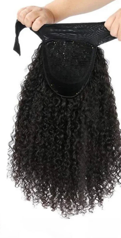 Jerry Curl Headband Wig – Human Hair, Glueless, Easy to Wear, Natural Look