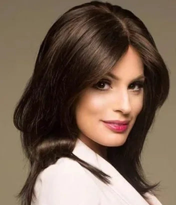 Upgraded Real Human Hair Toppers for Women – Natural Lace Base Wiglets for Thinning Hair