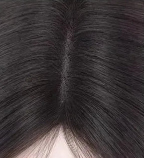 Upgraded Real Human Hair Toppers for Women – Natural Lace Base Wiglets for Thinning Hair