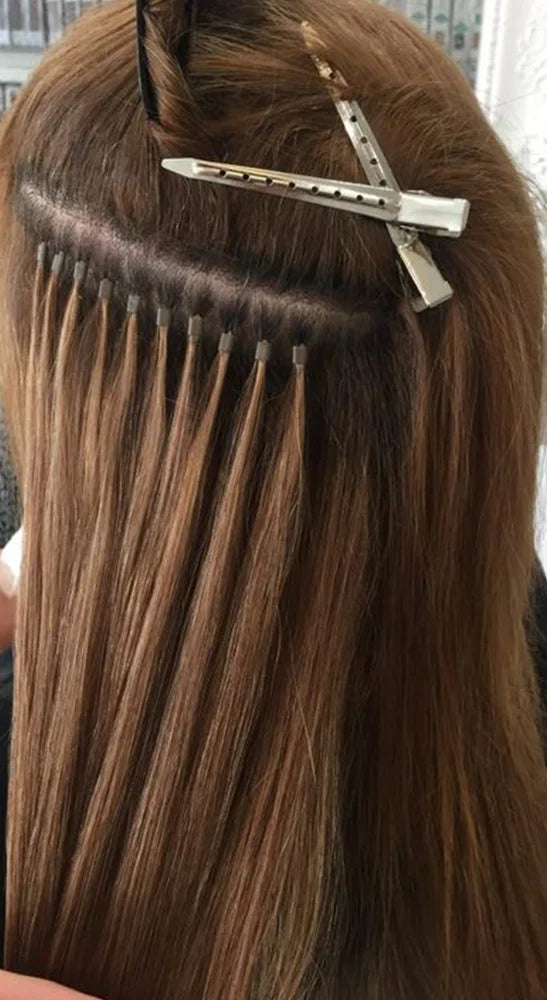 Premium Straight Hair Strands – 0.6g Each, Chemical-Free & Lightweight