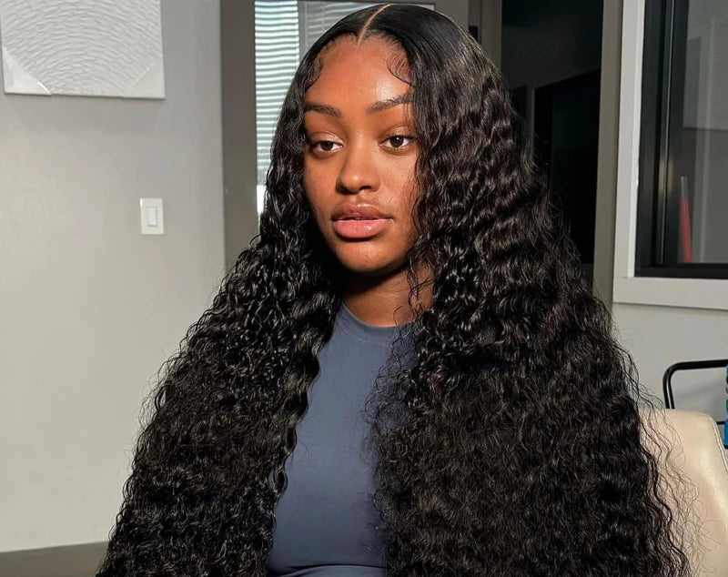 26-Inch Deep Wave Lace Front Wig – Transparent HD Lace, 13x4 & 13x6 Options