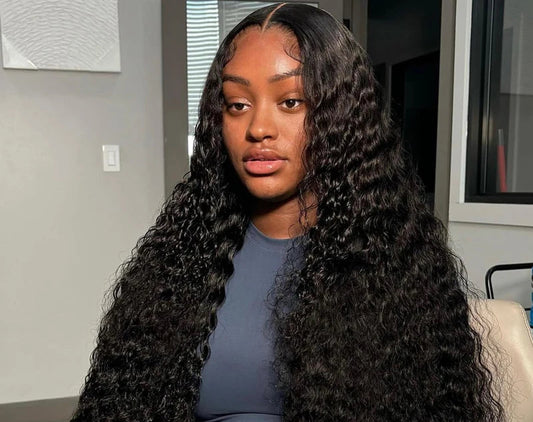 26-Inch Deep Wave Lace Front Wig – Transparent HD Lace, 13x4 & 13x6 Options