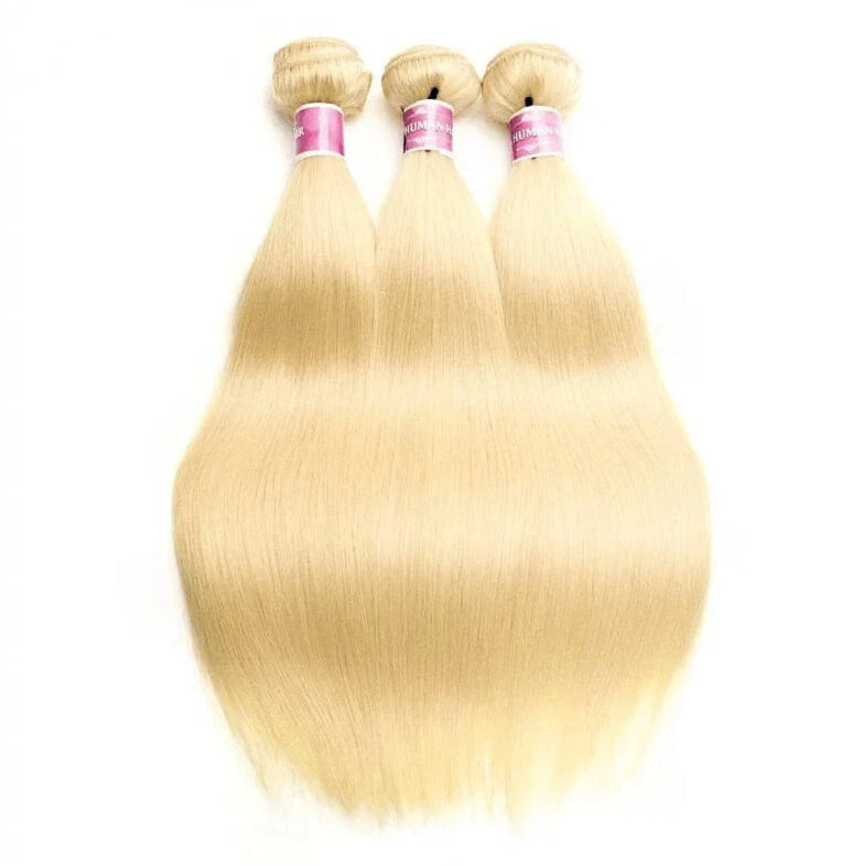 Premium 100% Human Hair Bundles – Straight, Double Weft, No Shedding, Long & Thick Ends