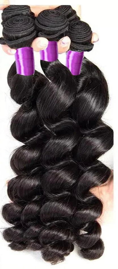 Premium Loose Wave Human Hair Bundles – Soft, Natural, and Versatile
