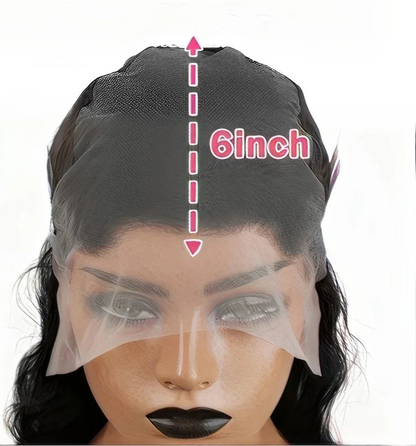 13x6 Lace Front Deep Wave Bob Wig – 100% Human Hair, Natural & Soft, Pre-Plucked, Transparent Lace