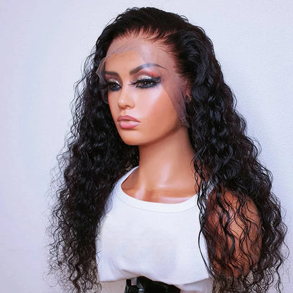 Curly T-Part Glueless Synthetic Lace Wig – Natural Light Brown Lace for Daily Use
