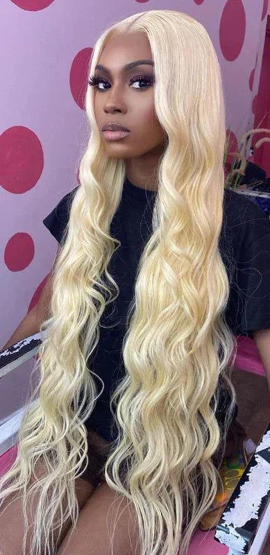 Short Deep Wave Lace Front Wig – Hair, 613 Blonde, 13x6/13x4 HD Lace, Pre-Plucked, 180% Density