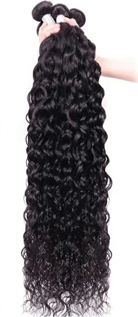 Deep Wave Human Hair Weaving Extensions - Machine Double Weft, Permed, Suitable for Darker Colors, Autumn Collection