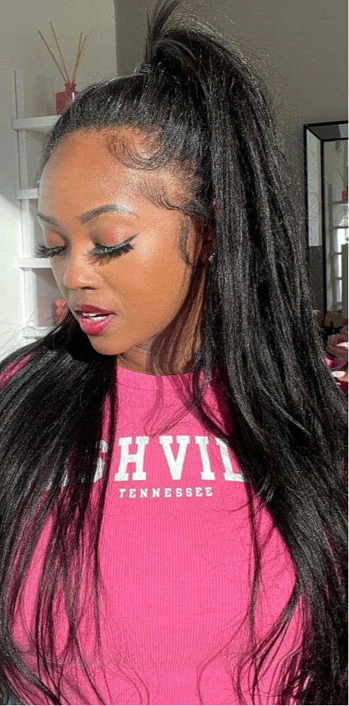 UNice Yaki Straight Human Hair Bundles – 1/3/4 PCS, 100g Per Bundle, Natural Color, Sew-In Weaves, 8-26 Inch