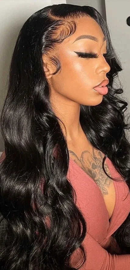 26+ Inch Body Wave Transparent Lace Wig | Premium Swiss Lace, Natural Long-Length Look