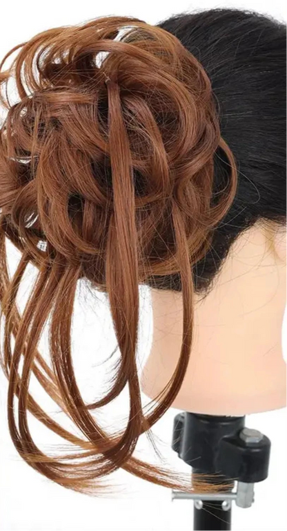 Extra-Long Tousled Messy Bun Hairpiece Extension – Perfect for Volume & Textured Updos