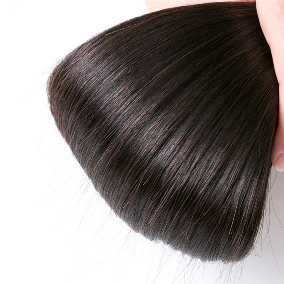 Luduna 100% Virgin Straight Human Hair Bundles – Extensions (1/3/4 Bundle Deals)