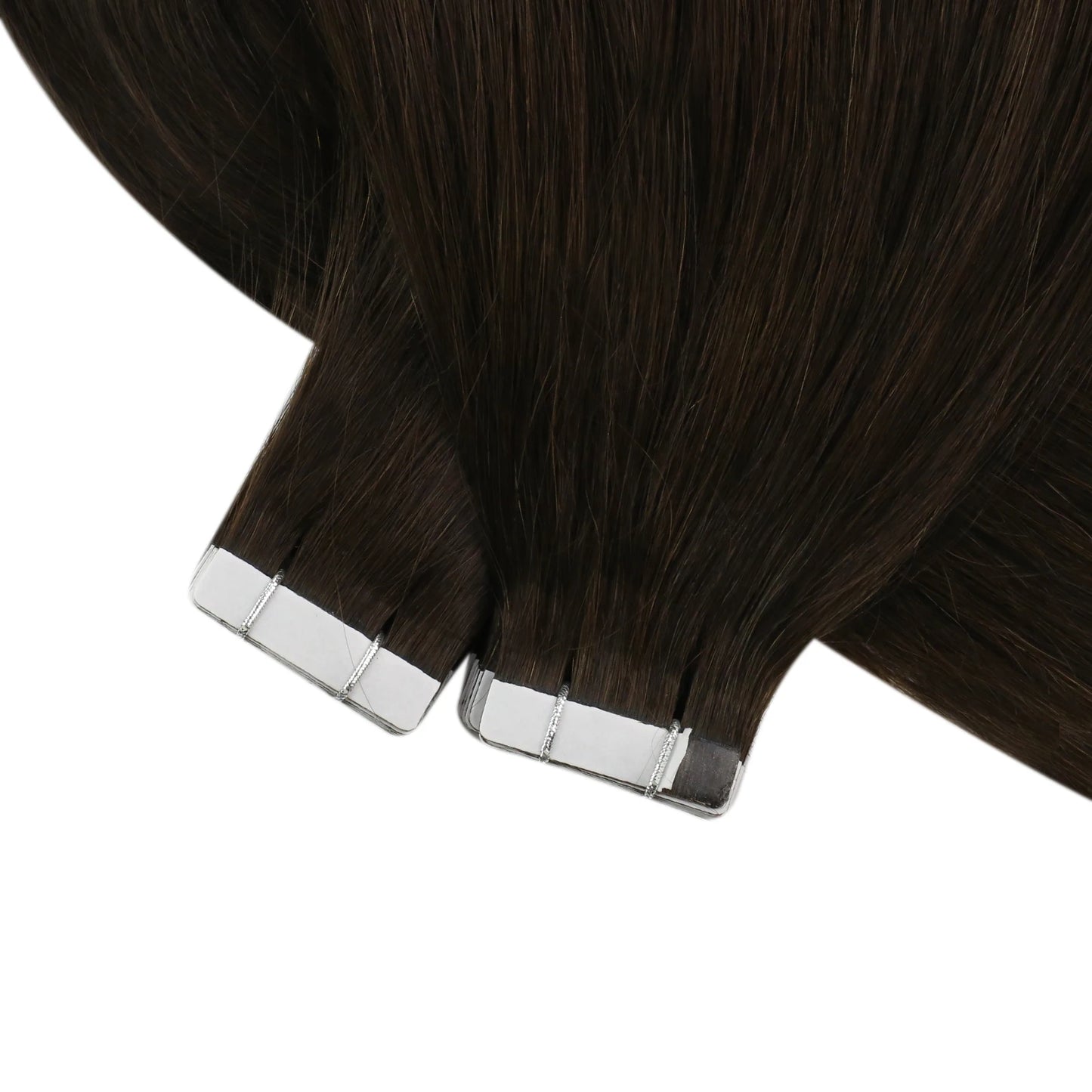 VeSunny Real Tape-In Hair Extensions | Seamless Skin Weft, Natural & Silky Straight, 12-24 Inch