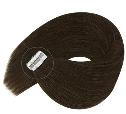 Vesunny Invisible Tape-In Human Hair Extensions | Natural Body Wave | 12-24 Inch Ombre & Highlight | 20pcs