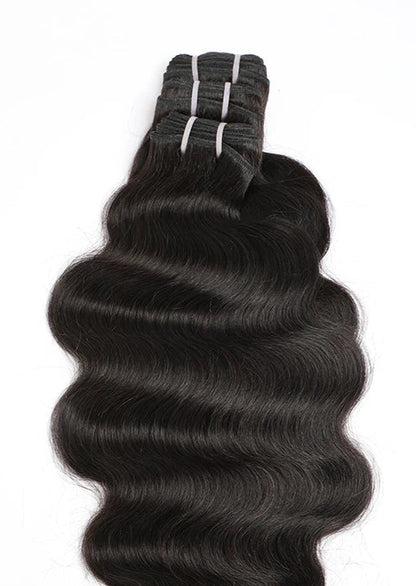 12A Malaysian Body Wave Virgin Hair Bundles - Natural Black, Soft & Long-Lasting
