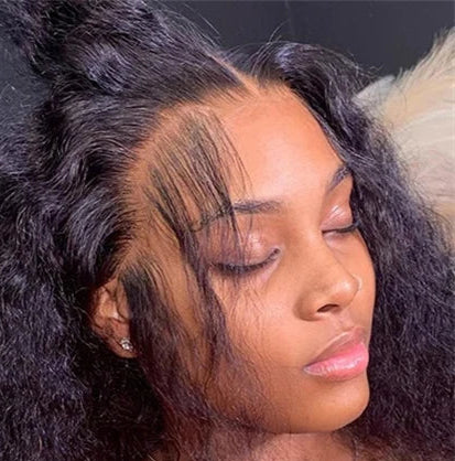 Deep Wave Lace Front Bob Wig – 13x4 HD Lace, 180% Density, Natural Pre-Plucked Hairline, 4-16 Inches