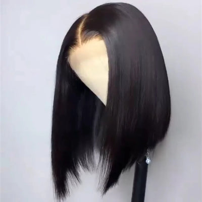 Straight Lace Front Wig – Brazilian Remy Hair 13x4 Frontal, Short Length (4-16 inches)