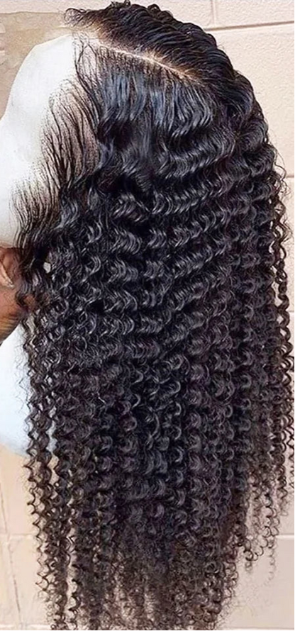 Curly Synthetic Lace Wig with Light Brown Lace – Comfortable Daily Use Glueless Wig for Natural Look
