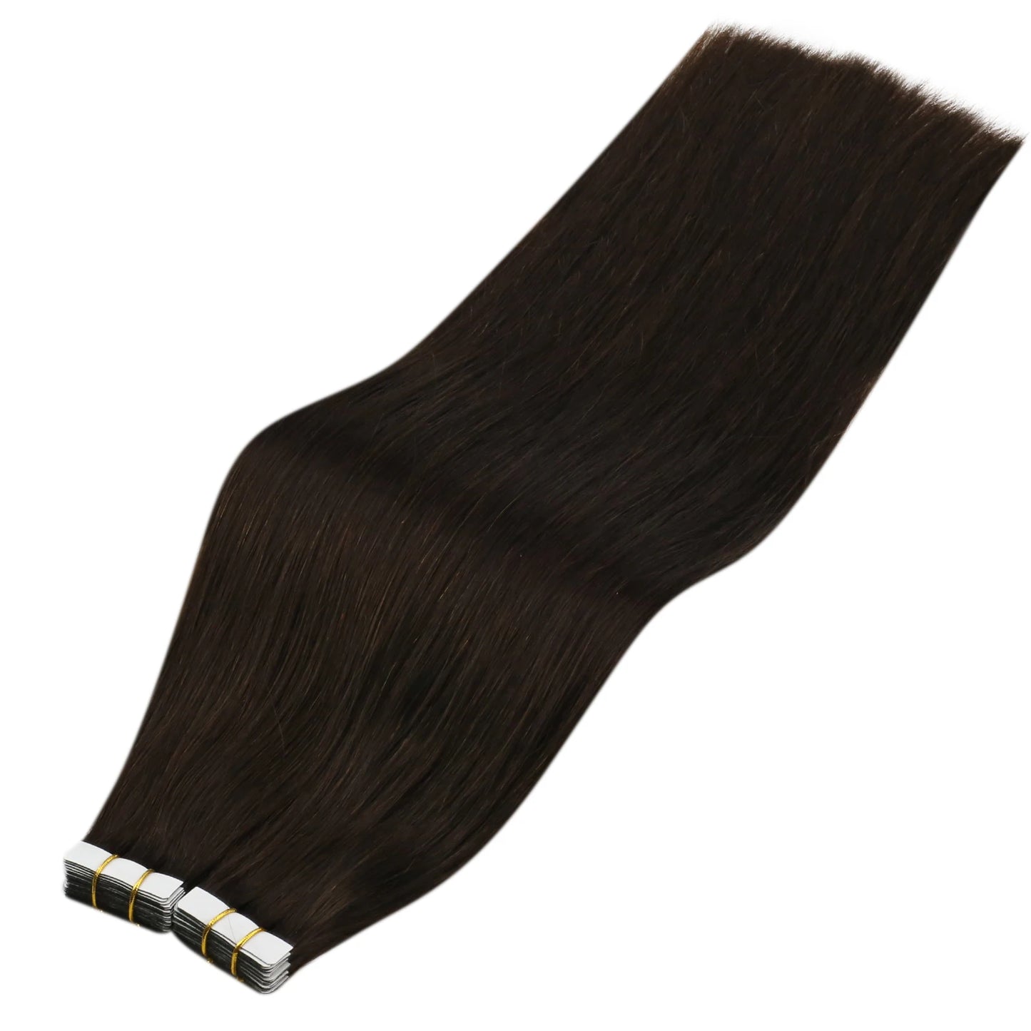 VeSunny Real Tape-In Hair Extensions | Seamless Skin Weft, Natural & Silky Straight, 12-24 Inch