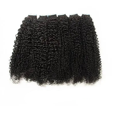 Premium 100% Human Hair Tape-In Extensions – Silk Straight, Body Wave, Kinky Curly, Water Wave | 12-26 Inch, 20-80 Pieces
