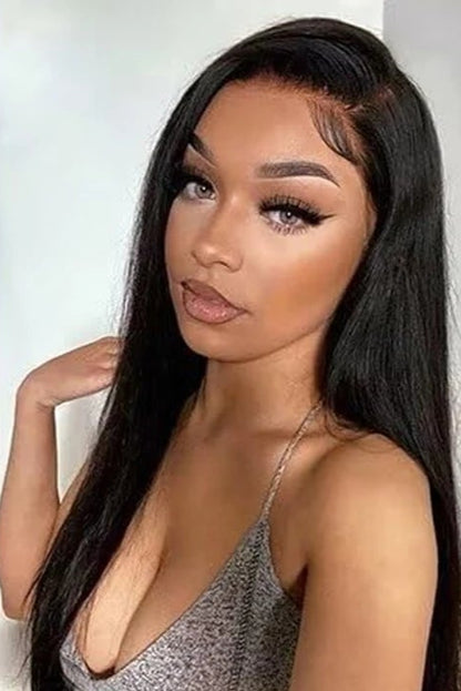 Silky Straight Clip-In Hair Extensions - Pure Color, Perm & Dye Ready, 10pcs/Set