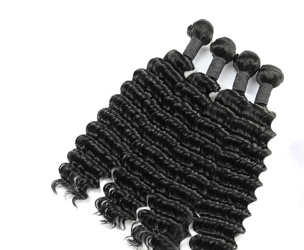 Premium Deep Wave Human Hair Extensions – Natural Texture & Long-Lasting Quality