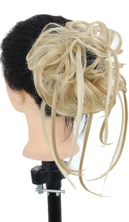 Extra-Long Tousled Messy Bun Hairpiece Extension – Perfect for Volume & Textured Updos