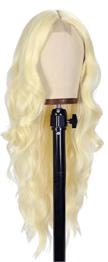 26-Inch Long Virgin Human Hair Wig – Dyeable, Permable, and Natural Virgin Hair