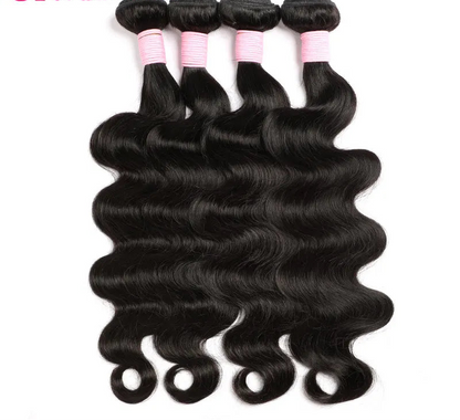 Body Wave Human Hair Bundles – 100% Virgin Human Hair, Dyeable, No Chemical Processing, Available in 12-32 Inches