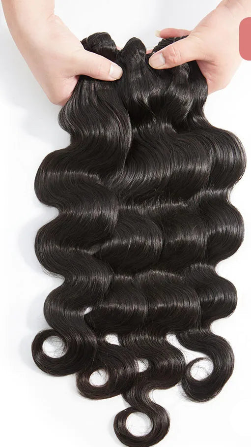Premium Body Wave Human Hair Extensions - Natural, Chemical-Free & Versatile