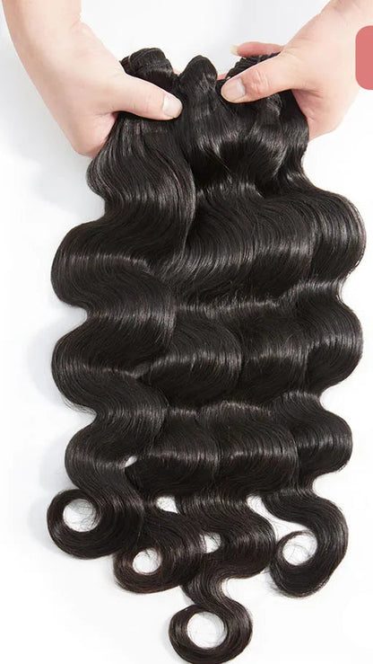 Premium Body Wave Human Hair Extensions - Natural, Chemical-Free & Versatile