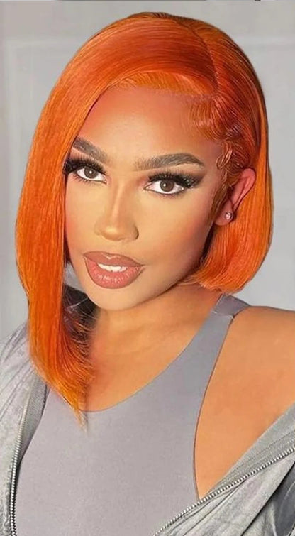 Short Straight Lace Front Wig – Hair, Transparent Swiss Lace