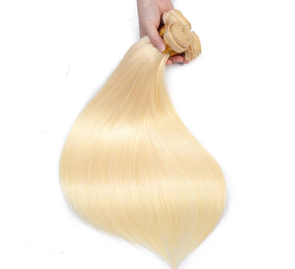 Premium Straight Human Hair Wefts – 12-32 Inch, Full Cuticle Aligned, Dyeable, Machine Double Weft
