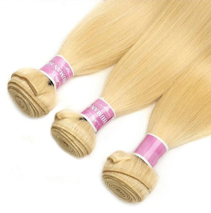 Premium 100% Human Hair Bundles – Straight, Double Weft, No Shedding, Long & Thick Ends